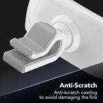 cellularline | Car Holder - Universal | Super Colourful Smartphone Car Mount - Attachment in the Car by Hook to Air Vents - 360° Rotatable - White - Imagen 6