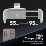 cellularline | Car Holder - Universal | Super Colourful Smartphone Car Mount - Attachment in the Car by Hook to Air Vents - 360° Rotatable - White - Imagen 7