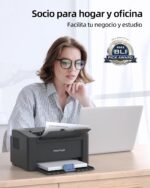 PANTUM P2502W Laser Printer with Original Toner Included (Wi-Fi, Airprint, 22 ppm, A4, 1200 x 1200dpi), Black and White - Imagen 3