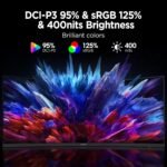 KOORUI 34" Curved Ultra Wide Gaming Monitor 165Hz 1ms 1000R WQHD 3440x1440, 21:9, DCI-P3 90% Color Gamut, FreeSync G-Sync Support, Tilt Adjustable Stand - Imagen 4