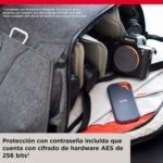 SanDisk Extreme PRO Portable External SSD 4TB (SSD with Read and Write Speed up to 2000MB/s, 256-bit AES hardware encryption, IP65 rating) - Imagen 5