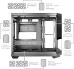 Mars Gaming MC-3TCORELCDM Micro-ATX Gaming Case, 7.2" IPS Customizable Display, Triple Tempered Glass, Double Side Camera Frame, Liquid Cooling Support up to 360mm, Black - Image 8