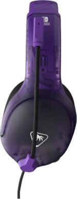 Turtle Beach Airlite Fit Auriculares con Cable para Juegos en Morado fantasmal con Licencia Oficial para Todos los Nintendo Switch: micrófono abatible y silenciable, Orejeras de Comodidad Superior - Imagen 3