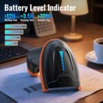 Tera Wired Wireless Barcode Reader with Battery Level Indicator Digitally Printed Barcode Scanner 1D 2D QR Plug and Play, Model D5100 - Image 3