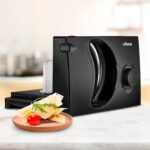 Ufesa CF0918 Katana Electric Food Cutter with Removable Stainless Steel Blade, 170 mm Diameter, Thickness Regulator 0 to 15 mm, Safety Button, Foldable and Removable Base, 150W - Imagen 6