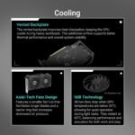 ASUS Dual Radeon RX 9060 XT 8GB GDDR6 Graphics Card (PCIe 5.0, HDMI 2.1b, DisplayPort 2.1a, 2.5-Slot Design, Axial Technology Fan Design, 0dB Technology and More) - Imagen 4