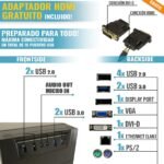 GREED Intel Core 12th Generation Multimedia PC - Desktop for Office and Home - Fast PC with 4.0GHZ - 16GB RAM - 240GB SSD + 1TB - DVD+RW - USB3.0 - WLAN - Incl. Windows 11 Pro - Image 3