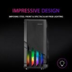 PC'S | Gaming PC (RYZEN 5 4600G 6/12 4.2GHz, Graphics AMD Vega, 8GB RAM, 500GB SSD + WiFi, Windows 11 Pro) Desktop Gaming, Desktop Computer, Desktop Computers (Black) - Imagen 4