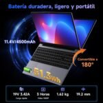 BMAX Laptop 15.6" Core i3-8109U up to 3.6 GHz Laptop 16GB RAM 512GB SSD Win 11 Pro Laptop 5G WiFi, Bluetooth 5.0, USB 3.0x2, HDMI, 1920x1080 FHD Protects Spanish Keyboard - Image 12