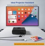 USB C Digital AV Multiport Adapter with HDMI Output 4K 60Hz and USB 3.0 Port and USB-C Fasting Charging Port for Apple MacBook Pro M1 2016-2022 Air M1 2018-2022, iPad Pro iMac ect. - Imagen 5