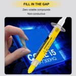 JLJ Thermal Paste, 12g CPU Paste Thermal Compound Heatsink for IC/Processor/CPU/Xbox, Very High Thermal Conductivity, Long Durability, Safe Application, Non-Conductive - Image 4