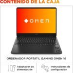 HP OMEN Gaming Laptop 16" 2.5K WQXGA (AMD Ryzen 9-8940HX, 32GB RAM, 1TB SSD, NVIDIA RTX 5070, FreeDos) Spanish QWERTY Keyboard – Black - Image 7