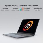 15.6" FHD IPS Laptop, AMD Ryzen 5 3500U, 16GB RAM, 512GB SSD, RJ45, WiFi 2.4/5GHz, Bluetooth, AZERTY Keyboard with Silicone Film, for Office, Studio, Light Gaming and Daily Use - Imagen 4