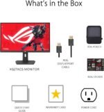 ASUS ROG Strix QHD (2560x1440) HDR400 USB-C Gaming Monitor (XG27ACS), 180Hz, 1ms, Fast IPS, 133% sRGB, Extreme Low Motion Blur Sync, G-Sync Compatible, - Imagen 10