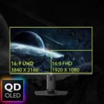 MSI mag 321UPX QD-OLED, 32-Inch 4K UHD Quantum Dot OLED Gaming Monitor, 3840 x 2160, 0.03ms, 240Hz, True Black HDR 400, 90W USB Type-C, HDMI, DP Port - Imagen 3