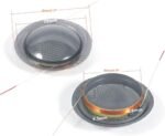 2 Pack 20.4mm Treble Voice Coil Round Frame 20.4mm Dome Speaker Unit Silk Film Hi-Fi Tweeter Home Coil - Imagen 3