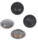 2 Pack 20.4mm Treble Voice Coil Round Frame 20.4mm Dome Speaker Unit Silk Film Hi-Fi Tweeter Home Coil - Imagen 4