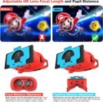 VR Headset for Nintendo Switch and Upgraded OLED Model, VR Virtual Reality Glasses with Adjustable HD Lenses, Comfortable Head Strap, 3D Glasses for Nintendo Switch OLED VR Games Cool Stuff - Image 5