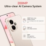 HONOR 400 Smartphone 5G 8GB 512GB, 200MP AI Camera, Snapdragon 7 Gen 3, Ultra Bright 6.55" 120Hz Display with 5000 nits, Dual SIM, NFC, IP65, Android 15, Black - Image 4