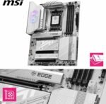 MSI MPG B850 Edge TI WiFi Motherboard, ATX - Compatible con procesadores AMD Ryzen 9000/8000 / 7000, AM5-80A SPS VRM, DDR5 Memory Boost (8400+MT/s OC), PCIe 5.0 x16, M.2 Gen5, Wi-Fi 7, 5G LAN - Imagen 4