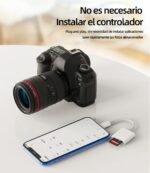 SD Card Reader Adapter (2in1) Lightning to Micro SD Card Reader for Apple iPhone 14 13 12 11 Pro Max 7 8 Plus for iPad Air Reader Compact Flash Cable Connector Memory Stick Accessories Adapter - Image 3