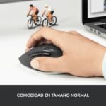 Logitech M720 Triathlon Wireless Mouse, Multi-Device, 2.4 GHz or Bluetooth Unifying Receiver, 1000 dpi, 8 Buttons, 24 Month Battery, Laptop/PC/Mac/iPad OS - Black - Image 9