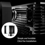 ARCTIC Freezer 36 (Black) - CPU Heatsink, Single Tower CPU Fan with Push-Pull, Two 120mm P Fans with Optimized Pressure, 200–1800 rpm, 4 Heatpipes, incl. MX-6 Thermal Paste - Image 4