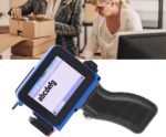 Fafeicy Portable Inkjet Printer, 4.3 Inch Portable Touch Screen LED Encoder for QR Code Barcode Text on Wood Plastic Fabric, Printing - Imagen 3