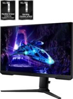 SAMSUNG Odyssey G3 (G30D) - 24-inch Gaming Monitor, 1ms, 180Hz, AMD FreeSync, Adjustable Support, Black Equalizer, Virtual Point of View, Eye Saving Mode, No Blinking, - Imagen 3