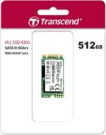 Transcend MTS430S, 512GB SSD M.2 2242 SATA III - Internal Solid Drive with DRAM, 3D NAND Cache - Ideal for Ultrabooks and Mini PCs - TS512GMTS430S - Imagen 3