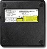 Hitachi -LG GP60 External DVD Drive, Slim Portable DVD Burner/Writer/Player for Laptop, Windows and Mac OS Compatible, USB 2.0, 8x Read/Write Speed - Black - Image 5
