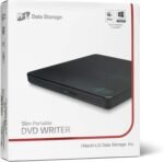 Hitachi -LG GP60 External DVD Drive, Slim Portable DVD Burner/Writer/Player for Laptop, Windows and Mac OS Compatible, USB 2.0, 8x Read/Write Speed - Black - Image 6