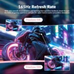 Curved Gaming Monitor 34 Inch 4K 165Hz 1500R HDR10 FreeSync 4000:1 Base Quick Installation Wide Range Colors - Image 5