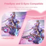 Curved Gaming Monitor 34 Inch 4K 165Hz 1500R HDR10 FreeSync 4000:1 Base Quick Installation Wide Range Colors - Image 10