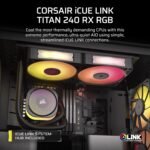 Corsair iCUE Link Titan 240 RX RGB Kit Liquid Cooling 240mm Black - Imagen 3