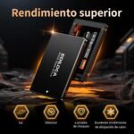 ES106 4TB SSD SATA III 6GB/s 2.5" 3D NAND Internal Hard Drive, Up to 550MB/s Reading, Memory Upgrade and Storage for PC or Laptop (Black) - Image 3