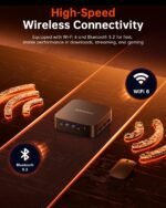 ACEMAGIC Kron Mini K1 Mini PC, AMD Ryzen 5 7430U (Equivalent to 5850U, 6C/12T, up to 4.3GHz), 32GB DDR4 512GB M.2 SSD Windows 11 Pro Mini PC, Mini Computer with WiFi 6 | BT 5.2 | 4K UHD | Type-C - Image 5