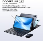 DOOGEE U12 VIP Tablet Android 16, Tablet 12 Inches, 24GB RAM + 128GB /2TB, Gemini AI, Tablets with Keyboard and Pencil, 9000mAh /18W, 13MP + 8MP, Children's Tablet Octa Core/Widevine L1/OTG/Face ID - Imagen 3