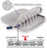 Lacdo Protective Case for CD DVD External Hard Drive for Burner Player Writer BLU-Ray ASUS/HP/LG/DELL/Apple USB SuperDive Portable Transport Anti-Shock Boom Repellent, Grey, grey, Casual - Image 3