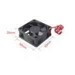 4 PCS 50x50x20mm 5020 DC 24V Brushless Silent Mini Cooling Fans with 2 Pin Terminal Compatible with 3D Printers, PC, CPU, Computer Cases - Imagen 6