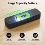 A4 Thermal Portable Printer, A4 Bluetooth Paper Printer for Mobile Office, Compatible with Android and iOS Phones and Laptops, - Imagen 6