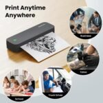 A4 Thermal Portable Printer, A4 Bluetooth Paper Printer for Mobile Office, Compatible with Android and iOS Phones and Laptops, - Imagen 7