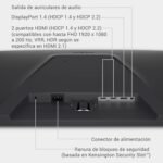 DELL 27 Gaming Monitor - SE2725HG, Full HD (1920x1080), 200Hz, Fast IPS, 1ms, AMD FreeSync Premium, 99% sRGB, VESA (100x100mm), DisplayPort, 2 HDMI, 3 Year Warranty, Black - Image 5