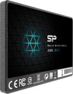 Silicon Power-1TB SSD 3D NAND A55 SLC Cache Performance Boost SATA III 2.5" 7mm (0.28") Internal Solid State Drive , Black - Image 3