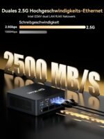 GMKtec M6 Ultra Gaming Mini PC Ryzen 5 7640HS (Updated From 6600H/6800U), 32GB RAM DDR5 1TB SSD Dual Nic LAN 2.5GbE Mini Computer, Triple Display 4K, WiFi 6, USB4, BT 5.2, DP, HDMI 2.0 - Image 6