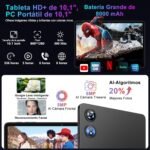 Android 15 Tablet with Keyboard and Pencil – 30 GB RAM+ 128 GB ROM(2 TB TF), Octa-Core, Gemini AI, Tablet 10 Inches, Widevine L1, 8000mAh, 8MP+5MP, Face ID, GPS, 1280 x 800P WiFi 6/Bluetooth 5.0 - Imagen 5