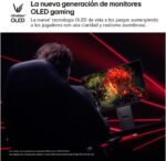 LG 27GX790A-B Ultragear Monitor, 26.5'', OLED, 2560x1440, 480Hz, 0.03ms, G-Sync Compatible and FreeSync Premium Pro, Pivotable, Grayish Purple - Imagen 4