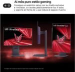 LG 27GX790A-B Ultragear Monitor, 26.5'', OLED, 2560x1440, 480Hz, 0.03ms, G-Sync Compatible and FreeSync Premium Pro, Pivotable, Grayish Purple - Imagen 11