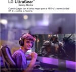 LG 27GX790A-B Ultragear Monitor, 26.5'', OLED, 2560x1440, 480Hz, 0.03ms, G-Sync Compatible and FreeSync Premium Pro, Pivotable, Grayish Purple - Imagen 16