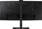 Samsung LS34C652VAUXEN 34" ViewFinity S6 S65VC Monitor with Ultra WQHD Resolution, HDR10, Integrated Camera, USB-C Port, LAN Port, Eye Care, Black - Imagen 7